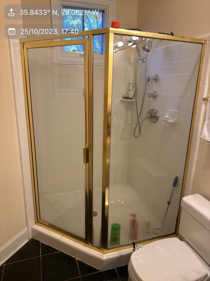 Cary master bath before renovation