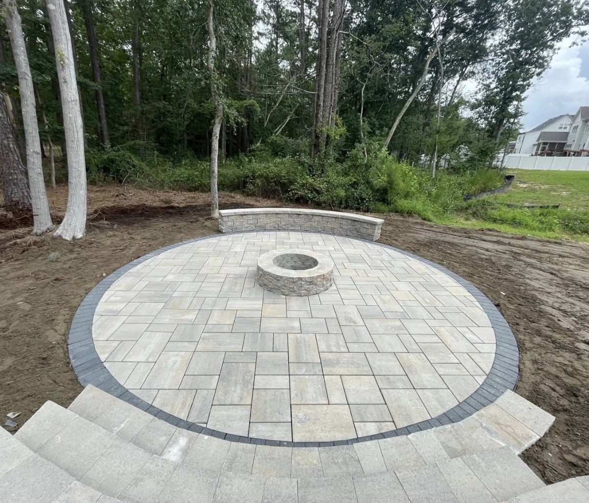 Hardscaping and paver project, Cary NC